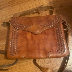 Leather cross body